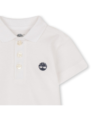 Μπλούζα πόλο TIMBERLAND σε χρώμα λευκό.