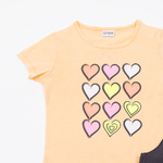 Σετ κολάν ΤRAX σε χρώμα πορτοκαλί με μαύρο.