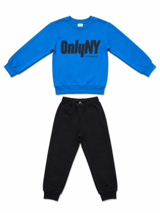 TRAX tracksuit set in turquoise and black.
