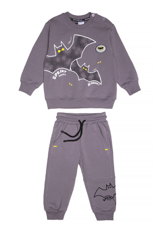 Σετ φόρμα SPRINT με στρογγυλή λαιμόκοψη σε γκρι χρώμα.