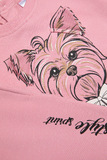 Εποχιακό σετ φόρμας SPRINT σε ροζ χρώμα με στρογγυλή λαιμόκοψη.