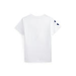 Βαμβακερό T-Shirt  POLO RALPH LAUREN σε λευκό χρώμα.