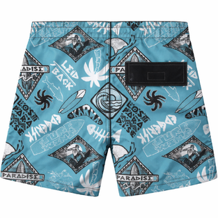 LOSAN Bermuda shorts in turquoise color.