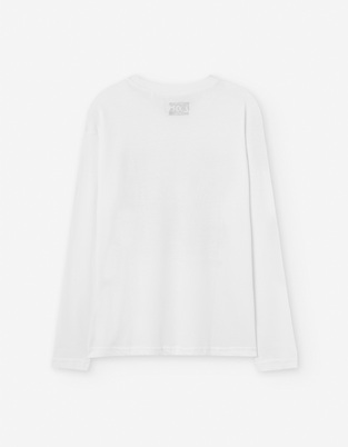 LOSAN cotton blouse in white.