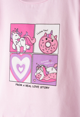 EVITA leggings set in pink with matching ribbon.