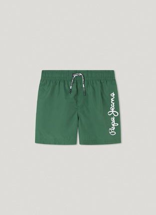 Μαγιό βερμούδα PEPE JEANS σε χρώμα πράσινο.