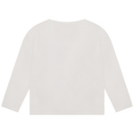 BILLIEBLUSH blouse in off-white color with print.