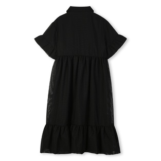 Dress D.K.N.Y. in black color with tulle.