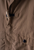Εποχιακό μπουφάν HASHTAG σε σκούρο μπεζ χρώμα.