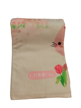 CROOLita beach towel in light pink.