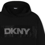 Φόρεμα D.K.N.Y. σε μαύρο χρώμα με κεντημένα στρας.