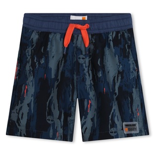 TIMBERLAND bermuda swimsuit in blue color with camouflage design.