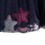 BILLIEBLUSH skirt in dark blue with double tulle fabric and decorative stars inside.