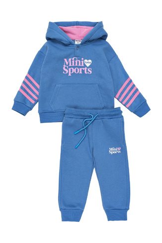 Σετ φόρμας Sprint σε χρώμα σιέλ σκούρο.
