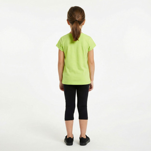 TRAX leggings set in lime and black.
