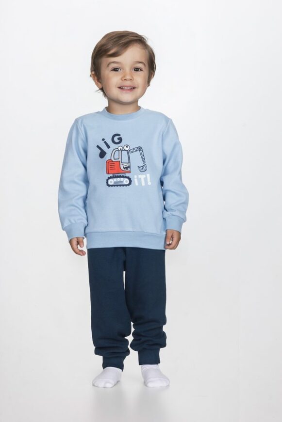 Πιτζάμα DREAMS σε σιέλ-μπλε σκούρο χρώμα.