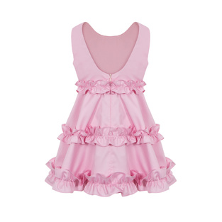 Φόρεμα αμάνικο LAPIN HOUSE σε χρώμα ροζ σκούρο.