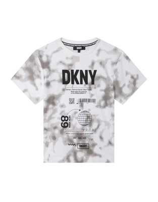 Μπλούζα D.K.N.Y. σε λευκό χρώμα με ιδιαίτερο σχέδιο.