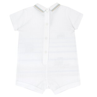 CHICCO bodysuit in white color with pique fabric.