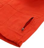 Bermuda ORIGINAL MARINES in coral color with two internal front pockets and one external.