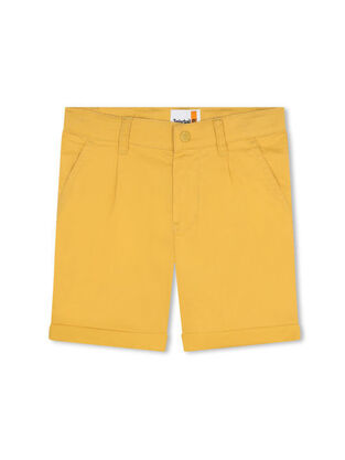 TIMBERLAND shorts in mustard yellow.