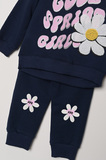 SPRINT suit set in blue color with buttons on the side.