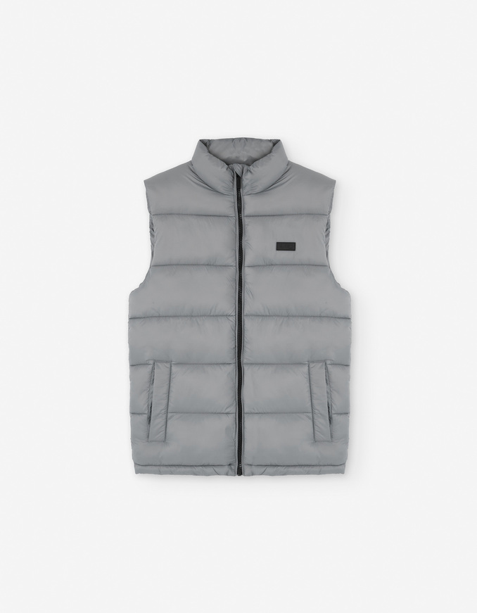 Αμάνικο μπουφάν LOSAN σε χρώμα μαύρο.