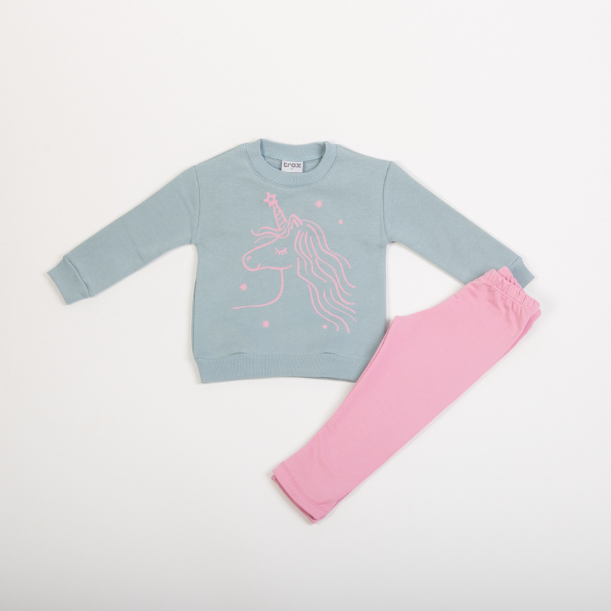 Σετ κολάν TRAX σε βεραμάν-ροζ χρώμα.