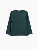 IKKS organic cotton blouse in green.