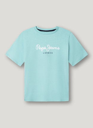 Μπλούζα Pepe Jeans σε τιρκουάζ χρώμα.