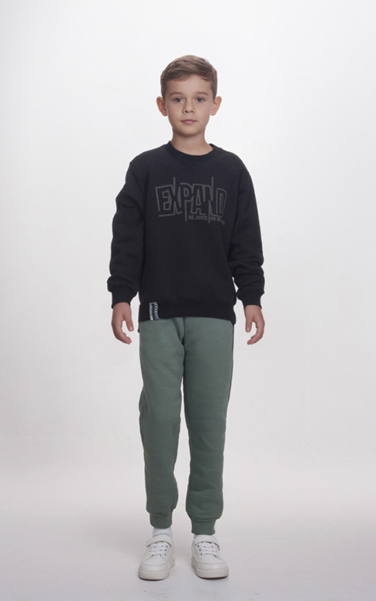 Σετ φόρμας JOYCE σε μαύρο-λαδί χρώμα.