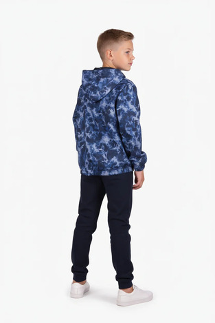 JOYCE tracksuit set in blue and black.