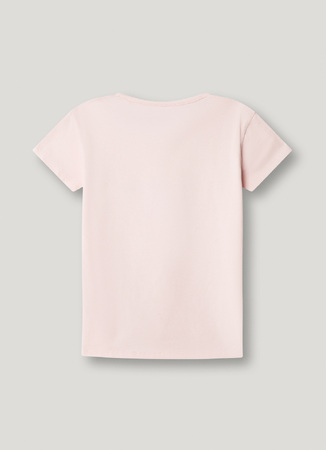 Μπλούζα PEPE JEANS σε ροζ ανοιχτό χρώμα με γκλίτερ.