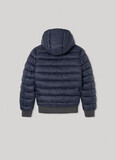 PEPE JEANS jacket in blue color with hood.