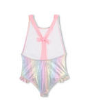 Ολόσωμο μαγιό BILLIEBLUSH, πολύχρωμο με λαμπερή υφή.