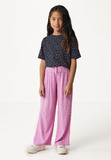 MEXX cotton pants in lilac color.