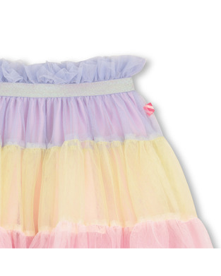BILLIEBLUSH skirt in pink, with tulle outer lining.