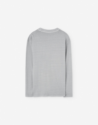 LOSAN cotton blouse in gray.