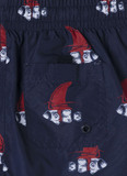 Μαγιό βερμούδα PEPE JEANS σε χρώμα  σκούρο μπλε με all over τύπωμα.