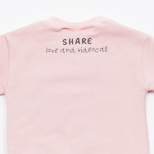 TRAX leggings set in pink-lilac color.