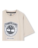 Μπλούζα T-shirt TIMBERLAND, σε χρώμα μπεζ, με τύπωμα στο μπροστινό μέρος.