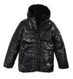 EBITA jacket with hood in black.
