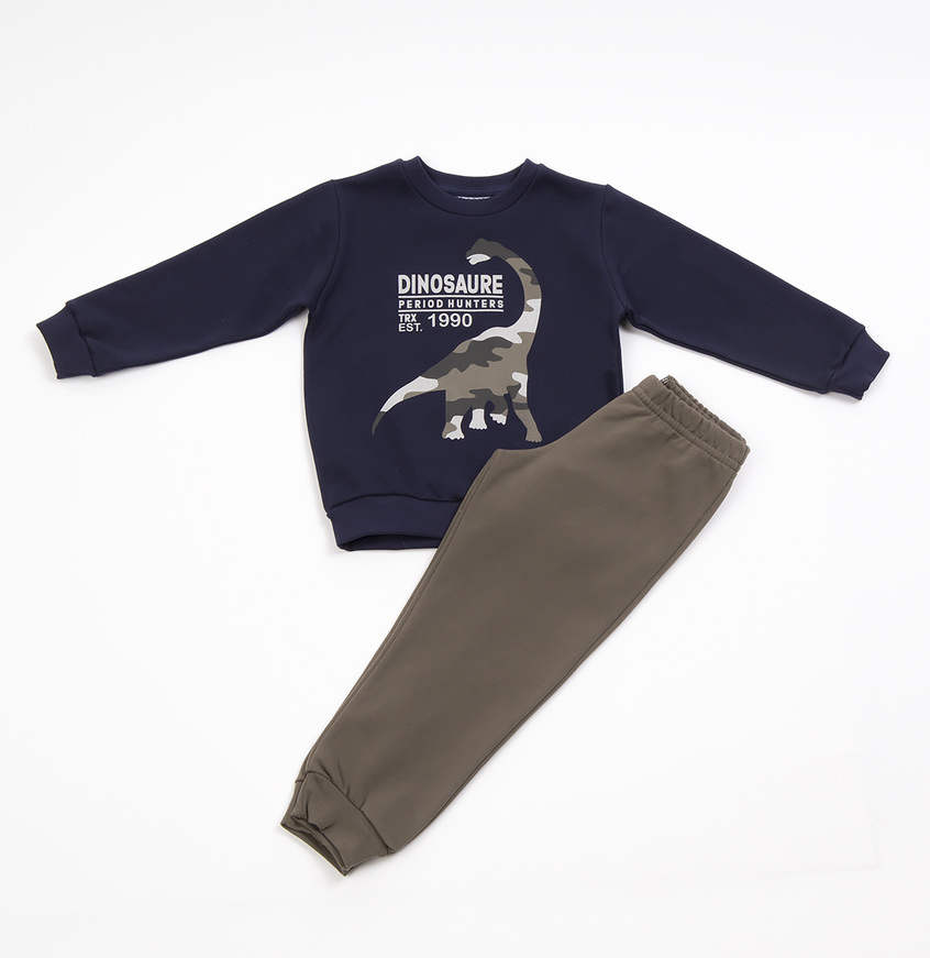 TRAX tracksuit set, blue sweatshirt and trousers with elasticated waist.