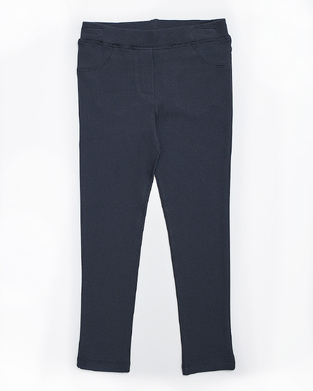 EBITA tights in blue color with decorative stitching. 