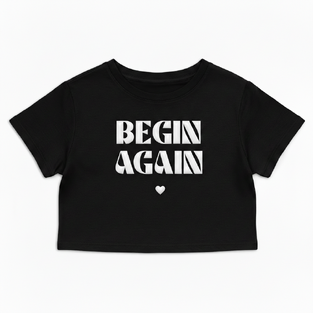 LOSAN blouse in black with print.