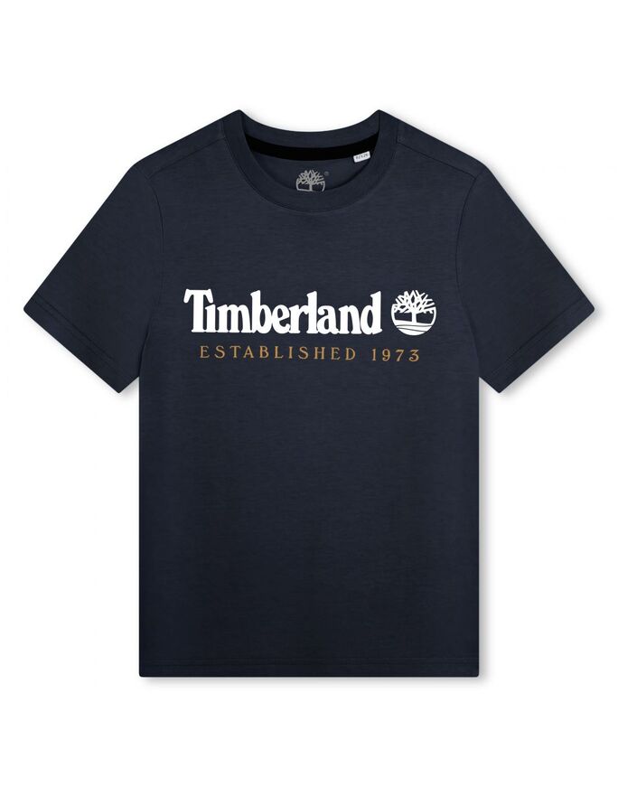 Μπλούζα TIMBERLAND σε μπλε σκούρο χρώμα με logo print.