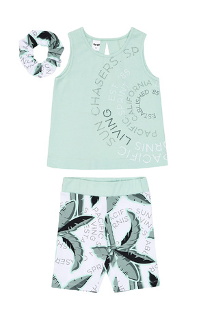 Σετ κολάν SPRINT σε χρώμα βεραμάν και ασορτί λάστιχο για τα μαλλιά.