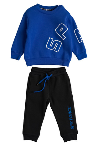SPRINT tracksuit set in roux blue with "SPRINT" logo.
