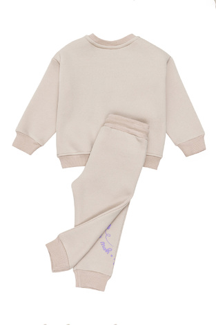 SPRINT tracksuit set in beige.