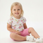 Σετ κολάν TRAX σε χρώμα λευκό με ροζ.